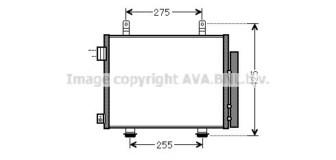 AVA QUALITY COOLING Конденсатор, кондиционер SZ5115D